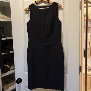 Brooks Brothers Classic Dark Navy Sheath Dress